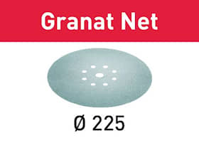 Festool Slipnätsrondell Granat Net 225mm StickFix P 25-pack