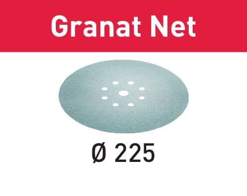 Festool Slipnätsrondell Granat Net 225mm StickFix P 25-pack