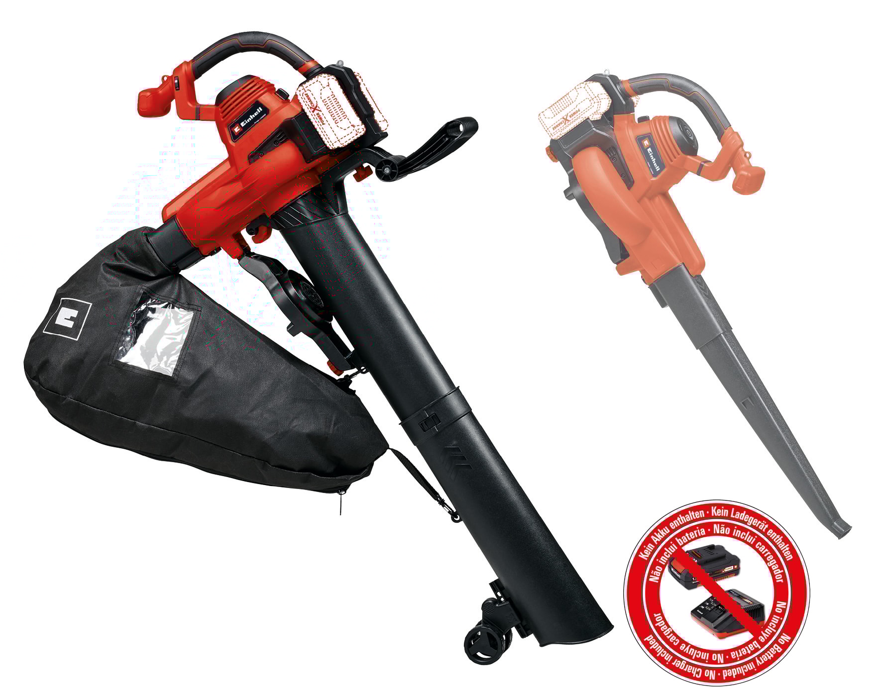 Einhell Løvsuger/-blæser TURBO Solo 2x18V - GE-CL 36/230