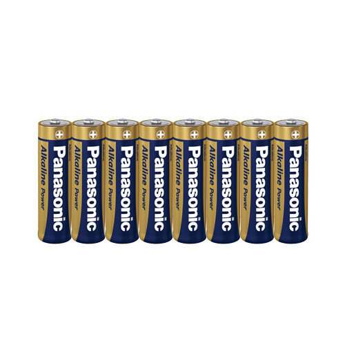 Panasonic Alkaline Batteri Power AA 8 st
