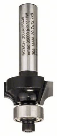 Bosch Avrundingsfres, 8 mm, R1 4 mm, L 10,5 mm, G 53 mm