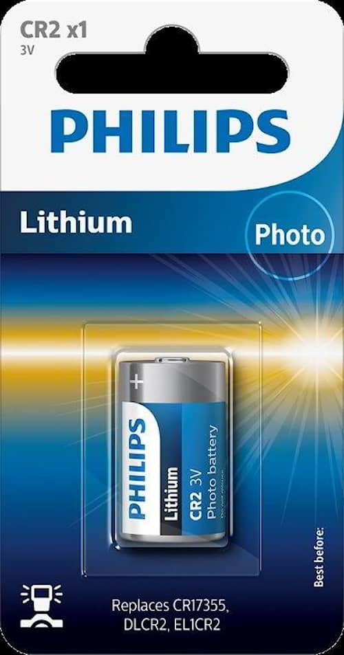 Philips Batteri Foto Lithium CR2