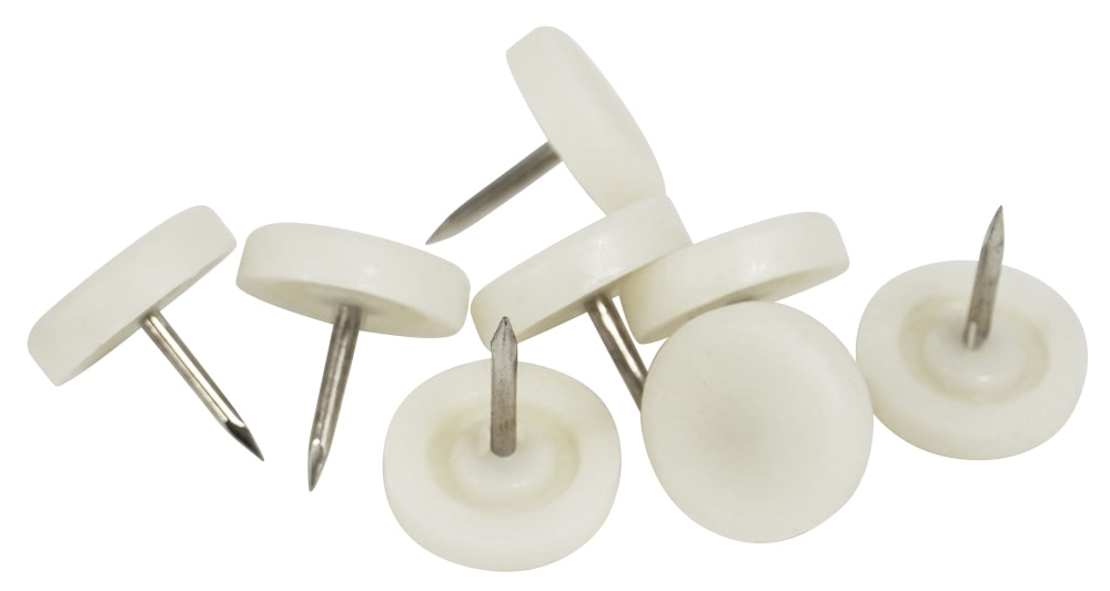 Home It® möbeltassar i plast med stift Ø 20 mm x 24 st. grå
