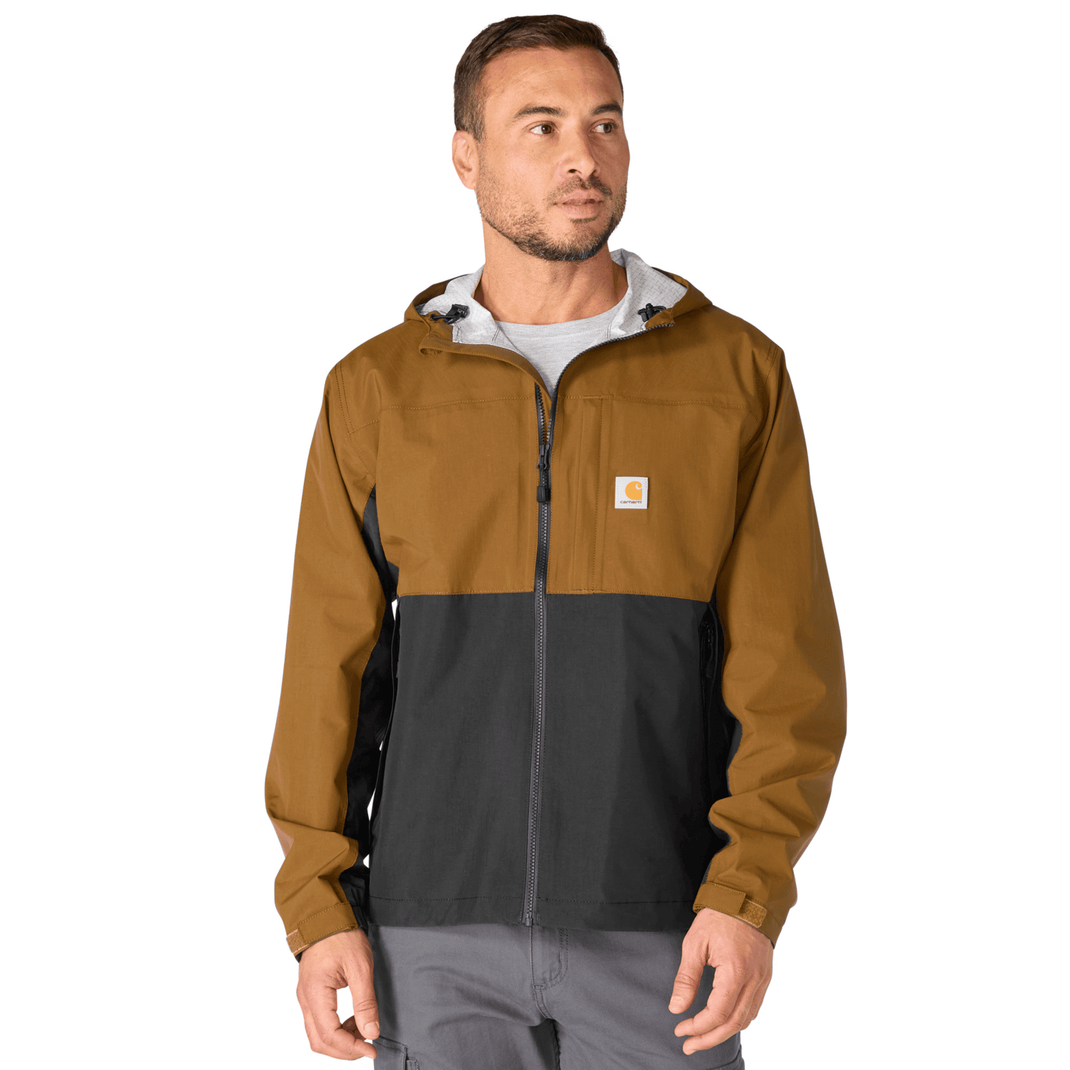 Carhartt Monterey Jacka Herr Carhartt Brown/Black