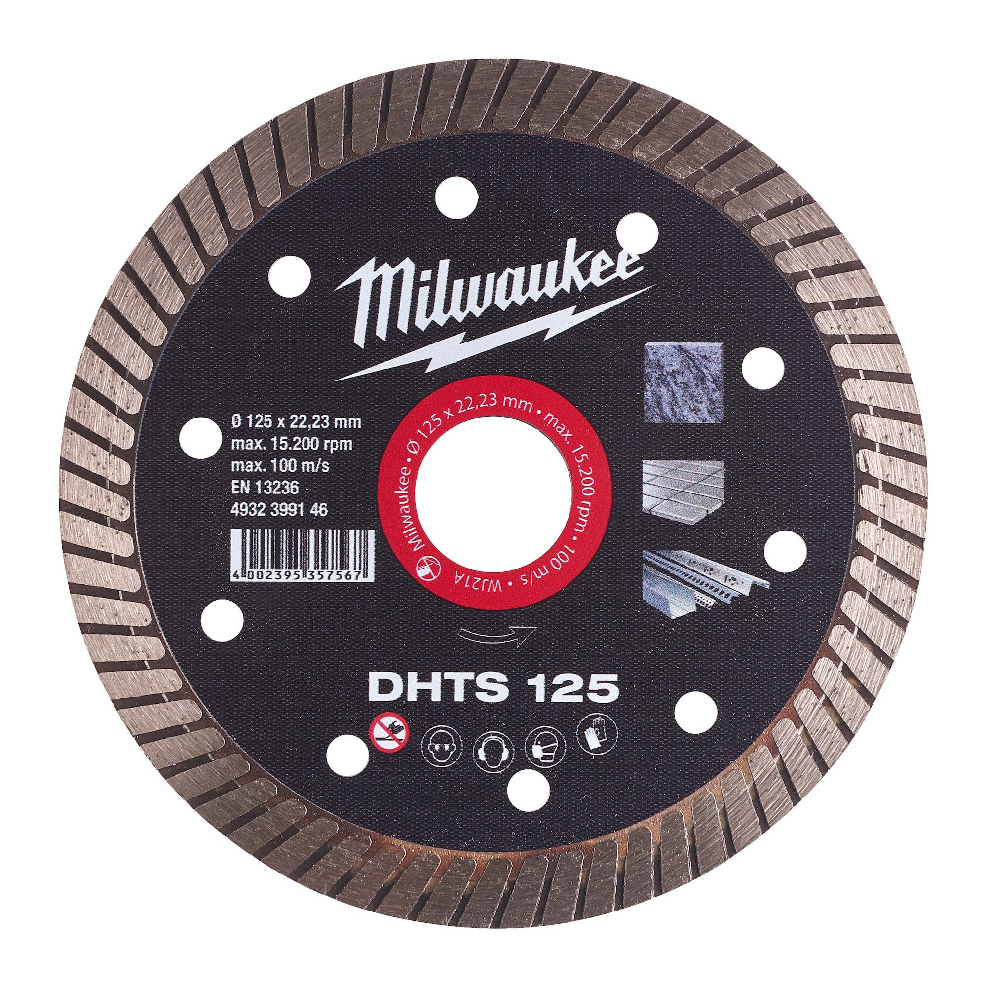 Milwaukee Diamantskiva Dhts 125X22,2