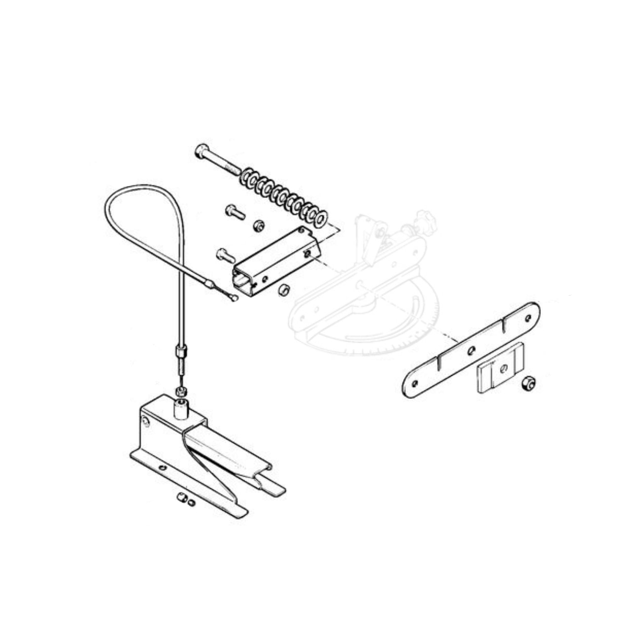 Stihl Spennanordning med pedal til USG Fileapparater og nagleredskap med tilbehør