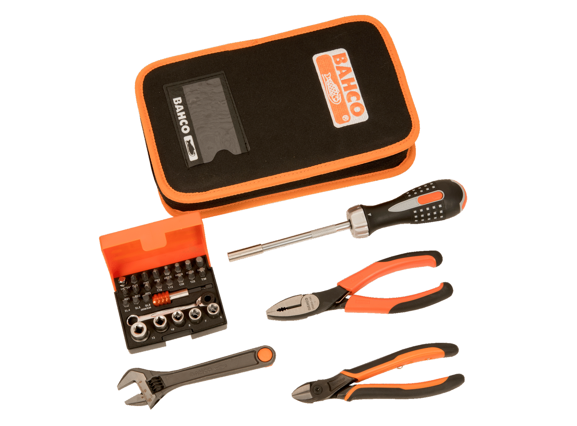 Bahco Verktygssats 4750FB5ATS001, 36 delar, minietui