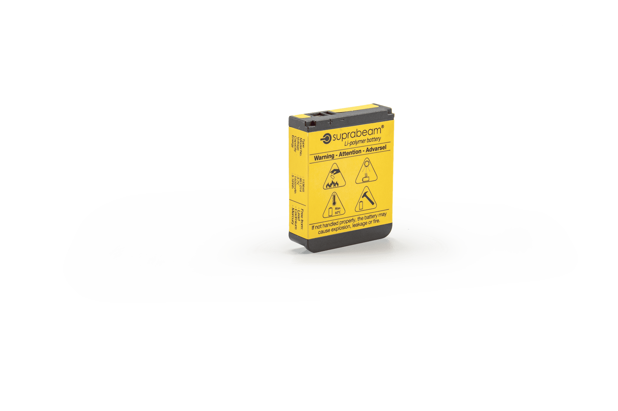 Suprabeam Batteri 113645 1400 Mah