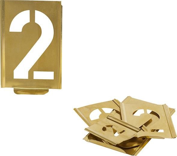 Turnus Sifferschablon 0-9