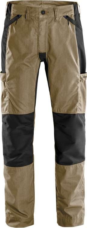 Fristads Servicebyxa stretch 2540 LWR Khaki/Svart D88