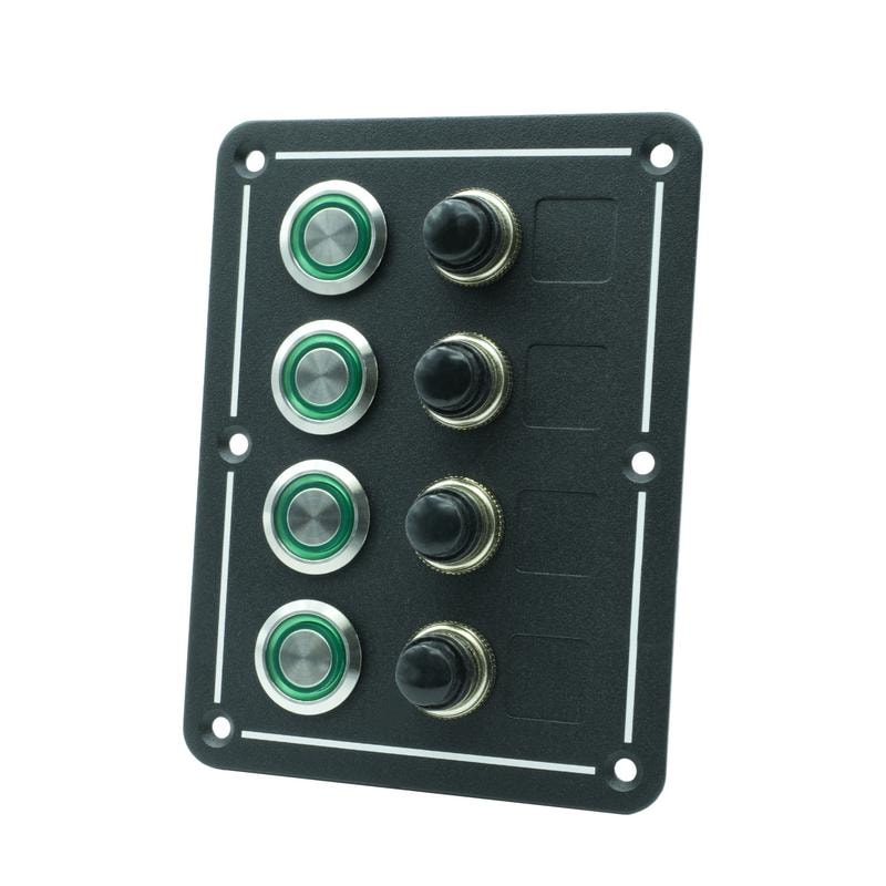 Pro Supply Säkringspanel Vattentät 4 Brytare