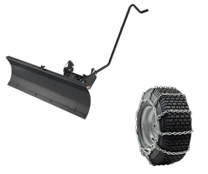 MTD Snöpaket för traktor med broddade kedjor