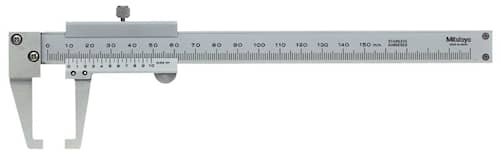 Mitutoyo Nonie skyvelære 536-151 med innadrettede måleknoker 0-150mm, 0,05mm