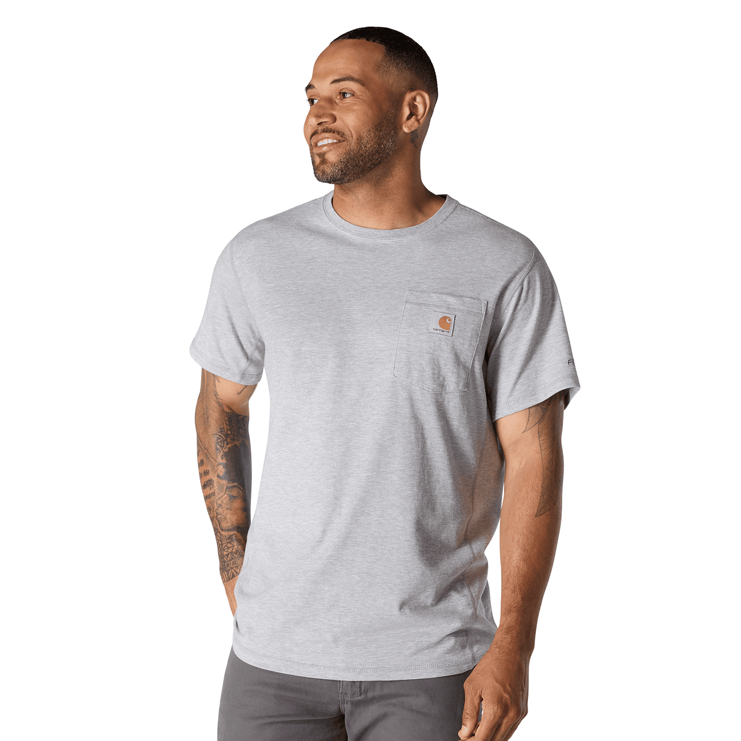 Carhartt Carhartt Force™ Relaxed T-Shirt Herr Heather Gray