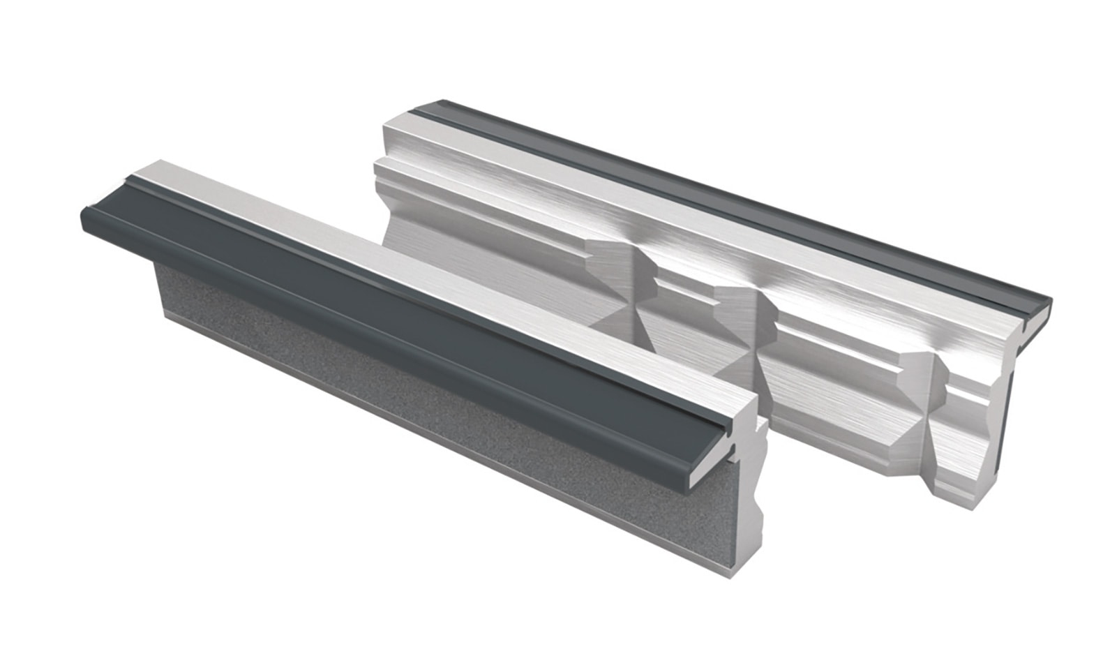 Irimo Beskyttelsesbakker 125 mm aluminium med horisontale og vertikale spor, par