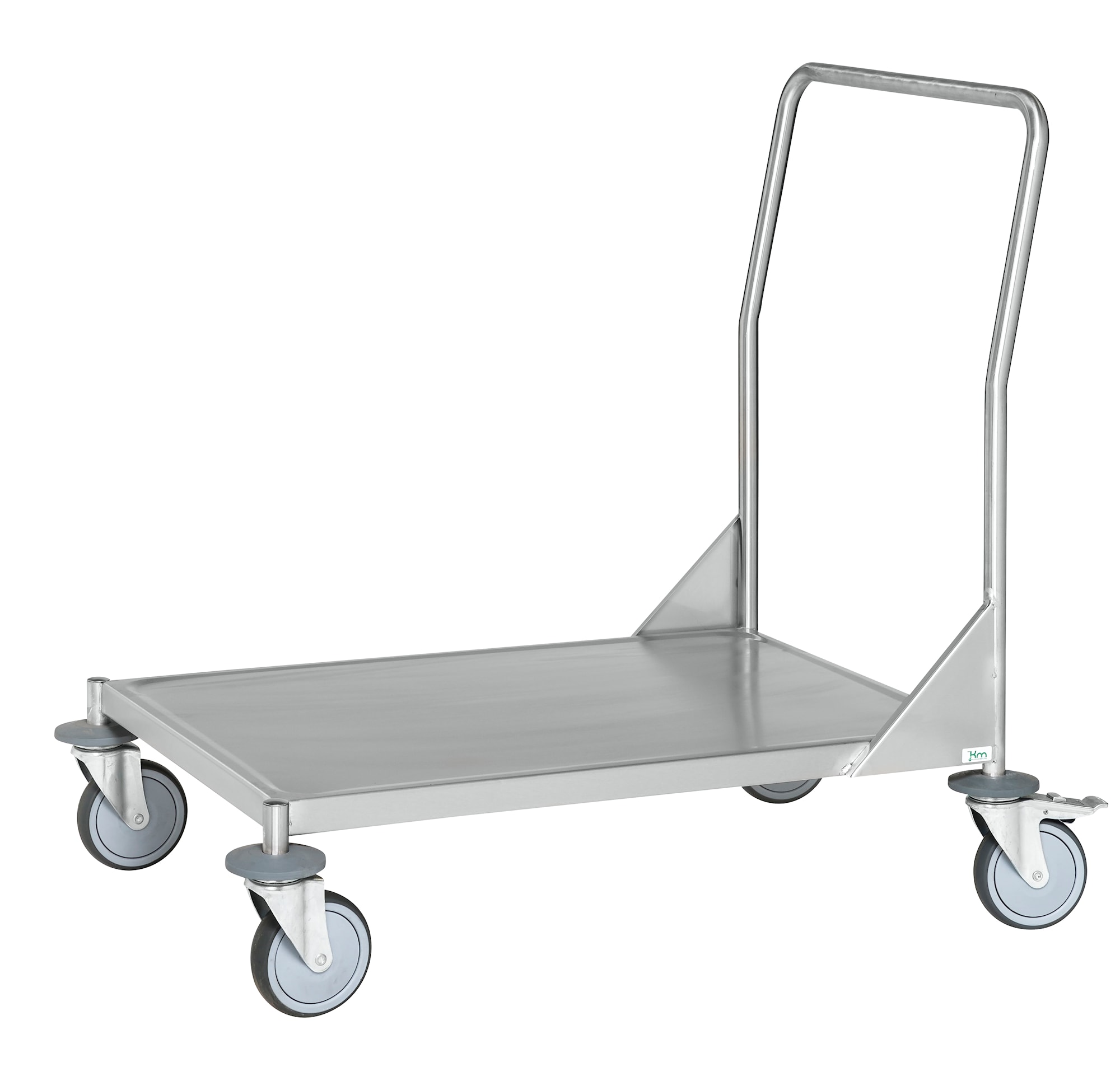 Kongamek 80 x 55 cm Rostfri Plattformsvagn, C3