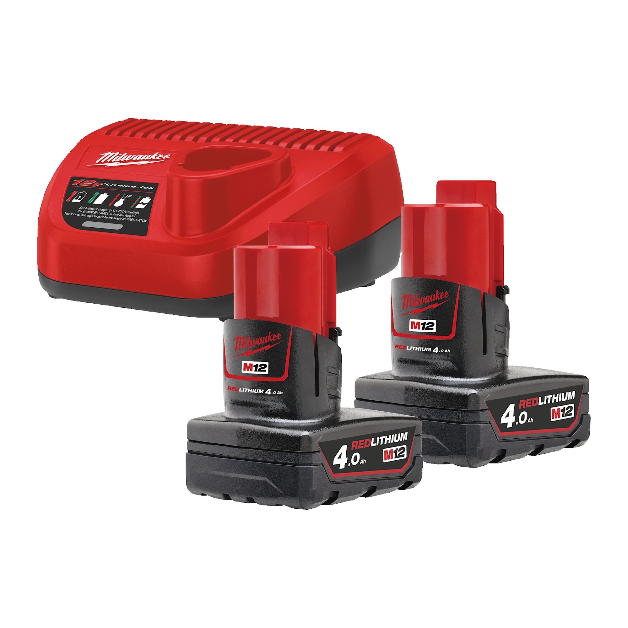 Milwaukee M12 NRG-402 M12 Batterikit