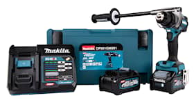 Makita Skruvdragare DF001GM201 40V 2x 4 Ah batterier, snabbladdare  i MAKPAC
