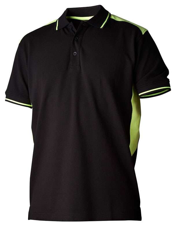 Top Swede Pique 213 Svart/Gul 2XL