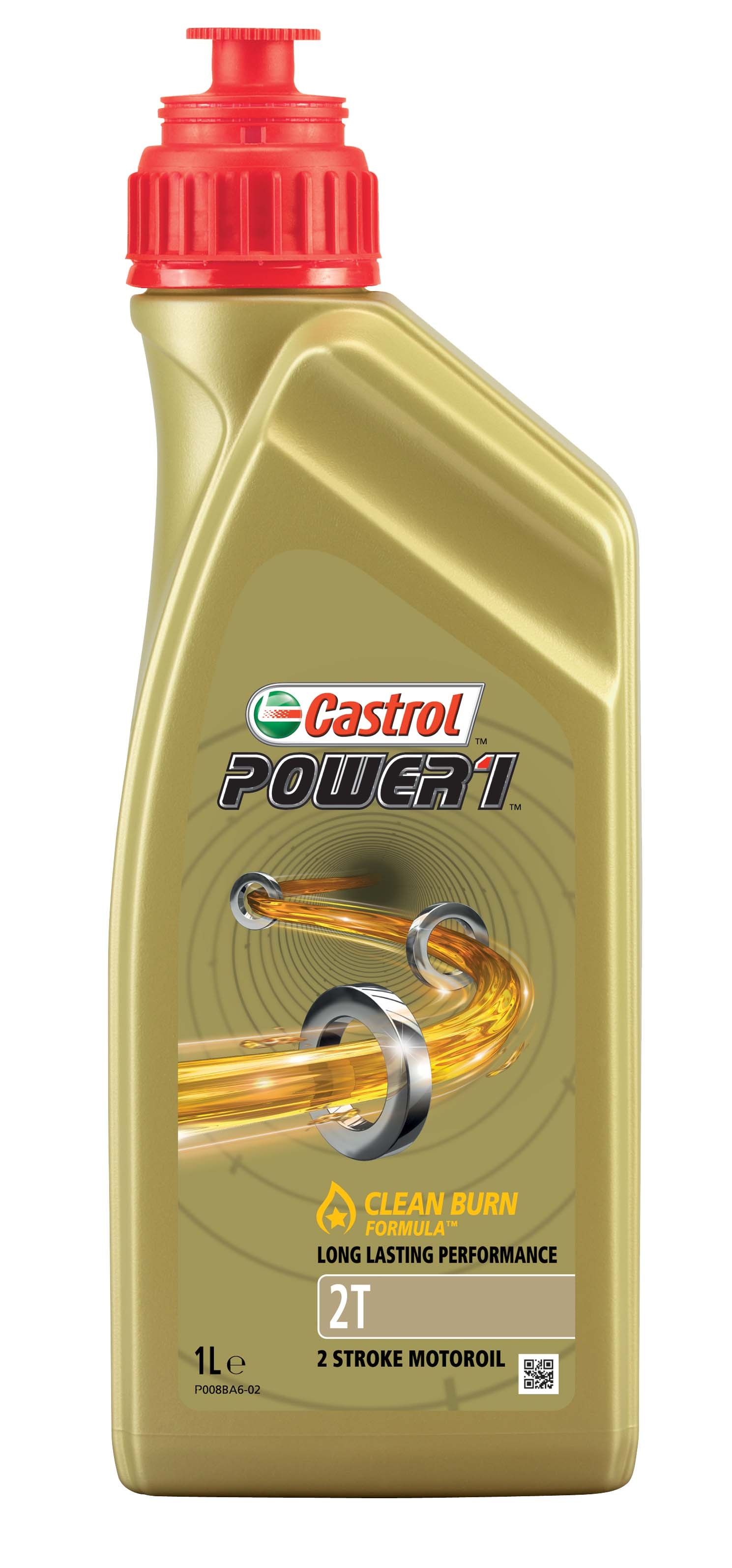 Castrol Power 1 helsyntetisk 2-taktsolja 1 liter