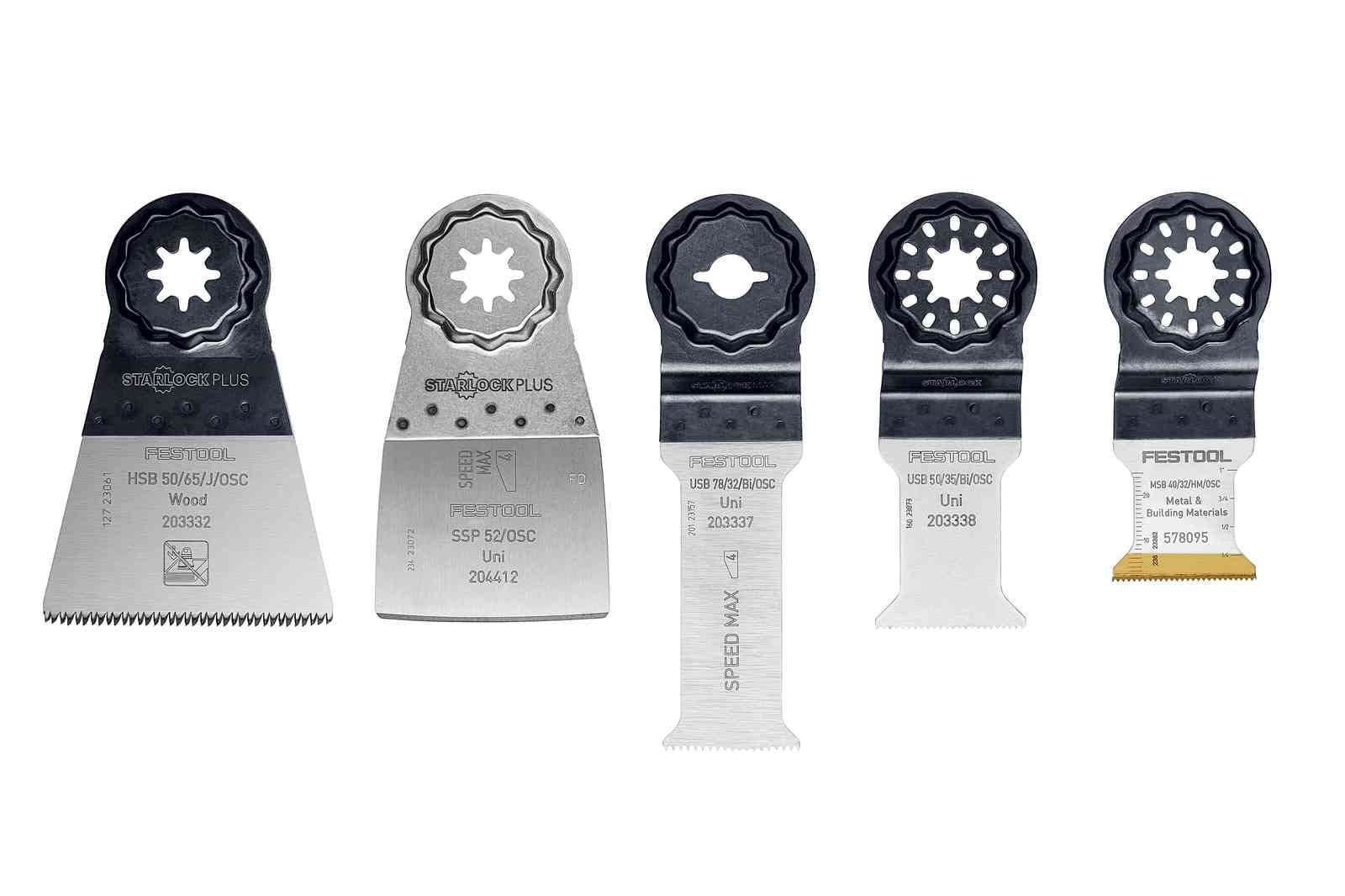 Festool Teräsarja multityökalulle OSC-SORT/5