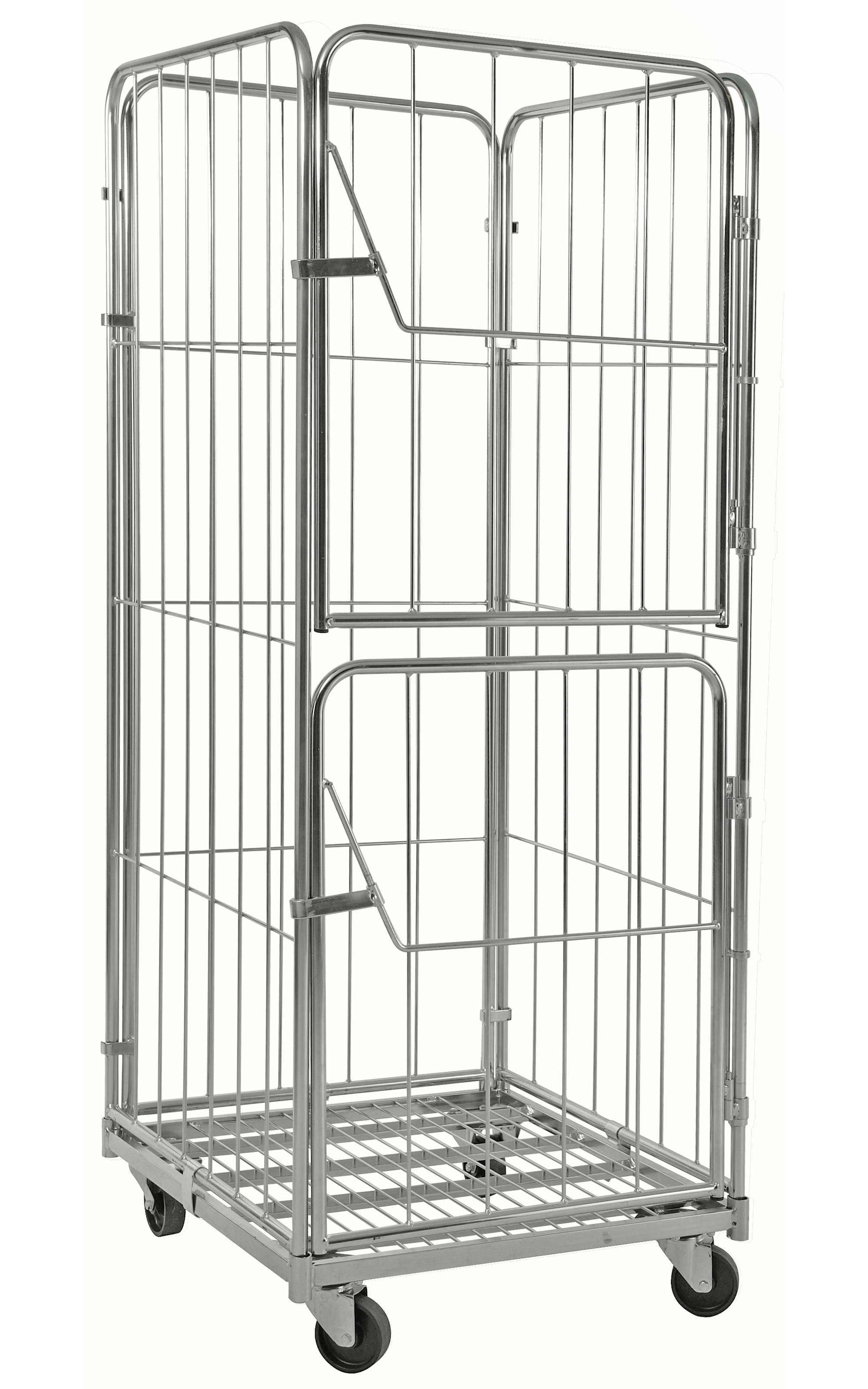 Rullakontti KM72801804-D, 4 sivua, 720x800x1800 mm, sähkösinkitty
