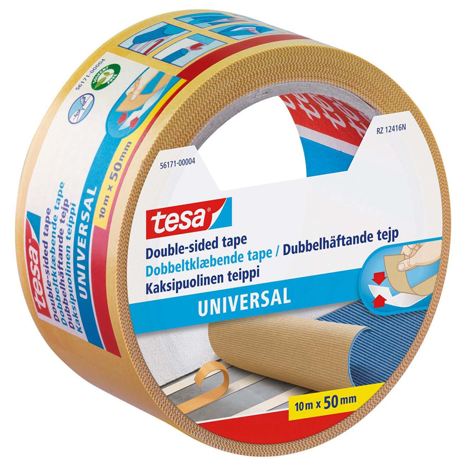 Tesa Dubbelhäftande Mattejp 50mmx10m