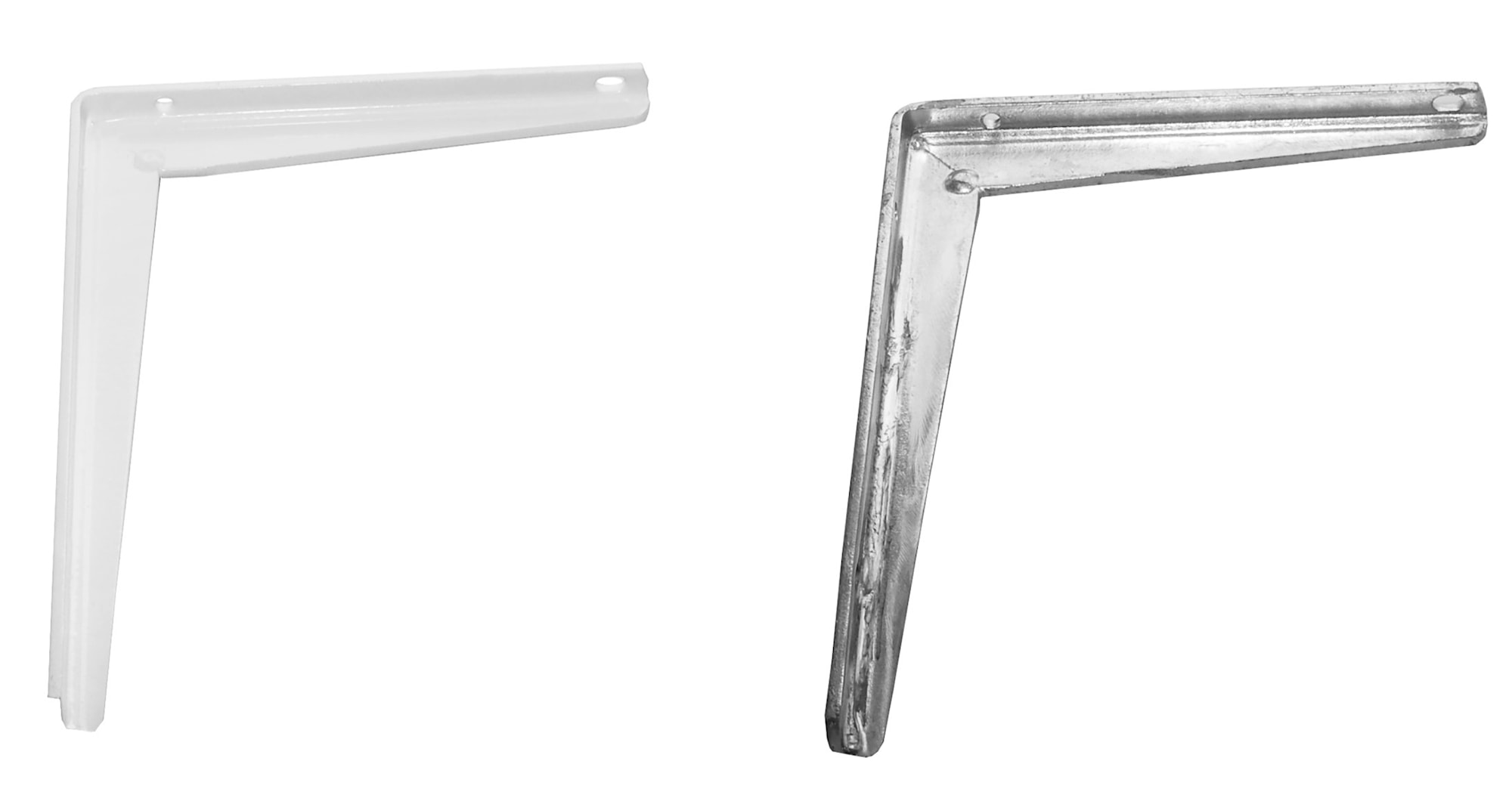 Home It® skivkonsol med T-profil 30 x 30 cm vit