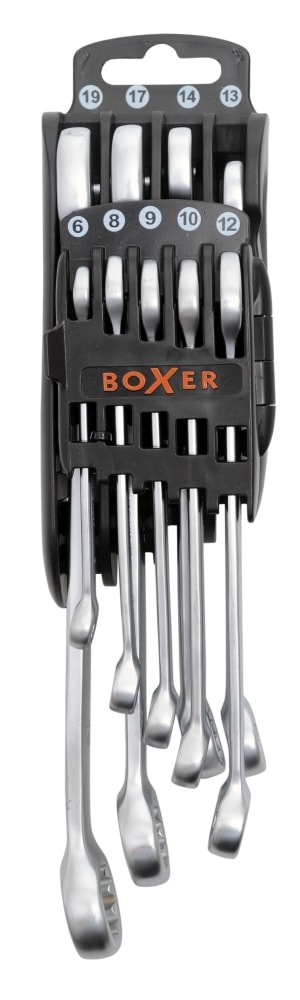 Boxer® U-ringnyckelsats 9 delar krom-vanadin