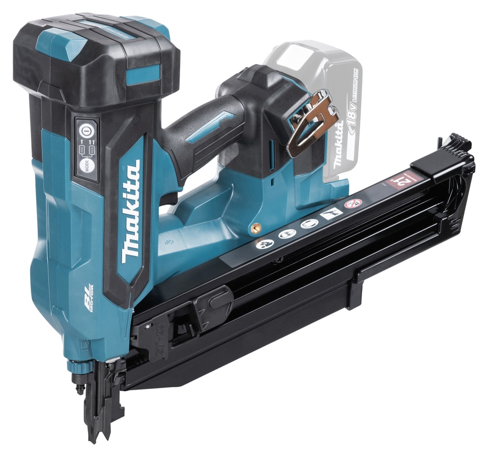 Makita Spikpistol 18V 21 Grader 90mm Solo