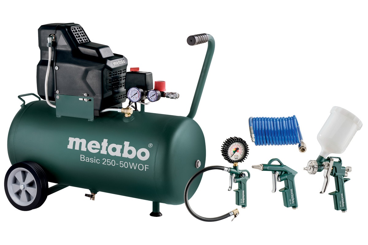 Metabo Kompressor Basic 250-50 W OF Set 1-fas