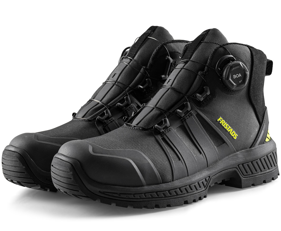 Fristads Comfortstep Skyddskänga S3S Antracitgrå/Neongul