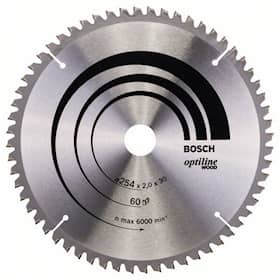 Bosch Sirkelsagblad Optiline Wood 254 x 30 x 2,0 mm, 60