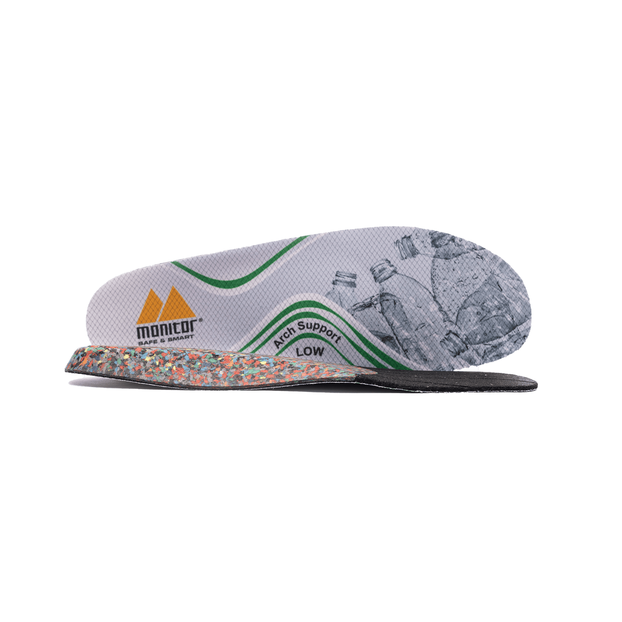 Monitor Arch Support Low Insole Green 48