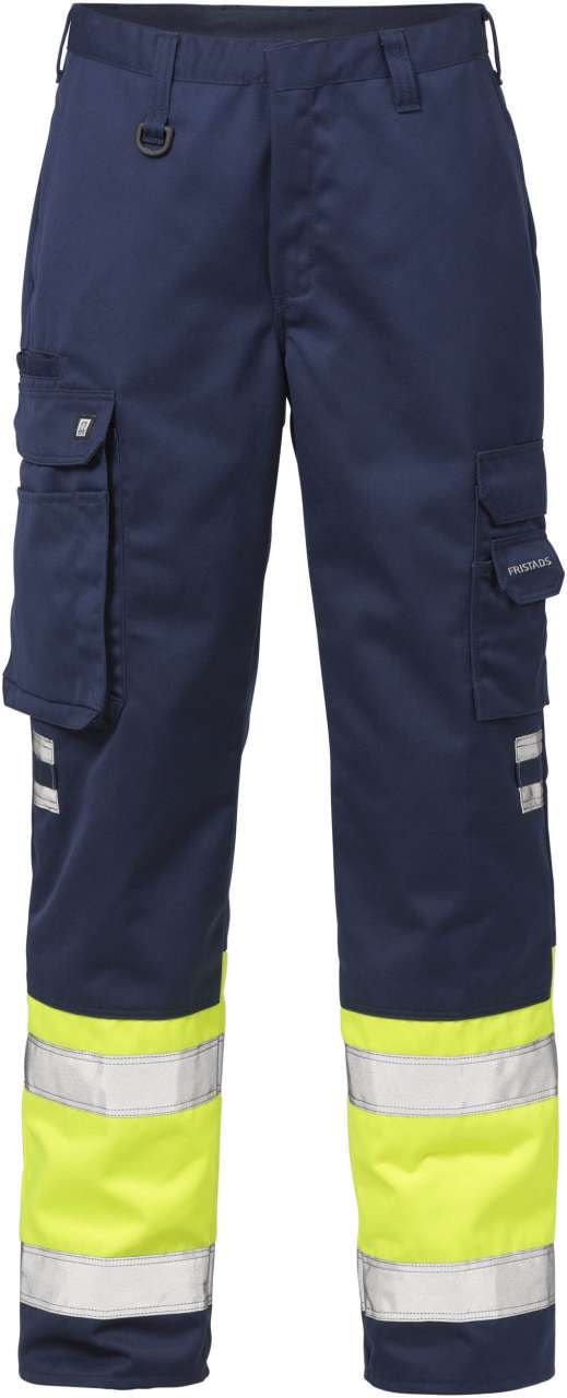 Fristads Byxa 213 PLU, Klass 1 Varsel Gul/Marinblå C50