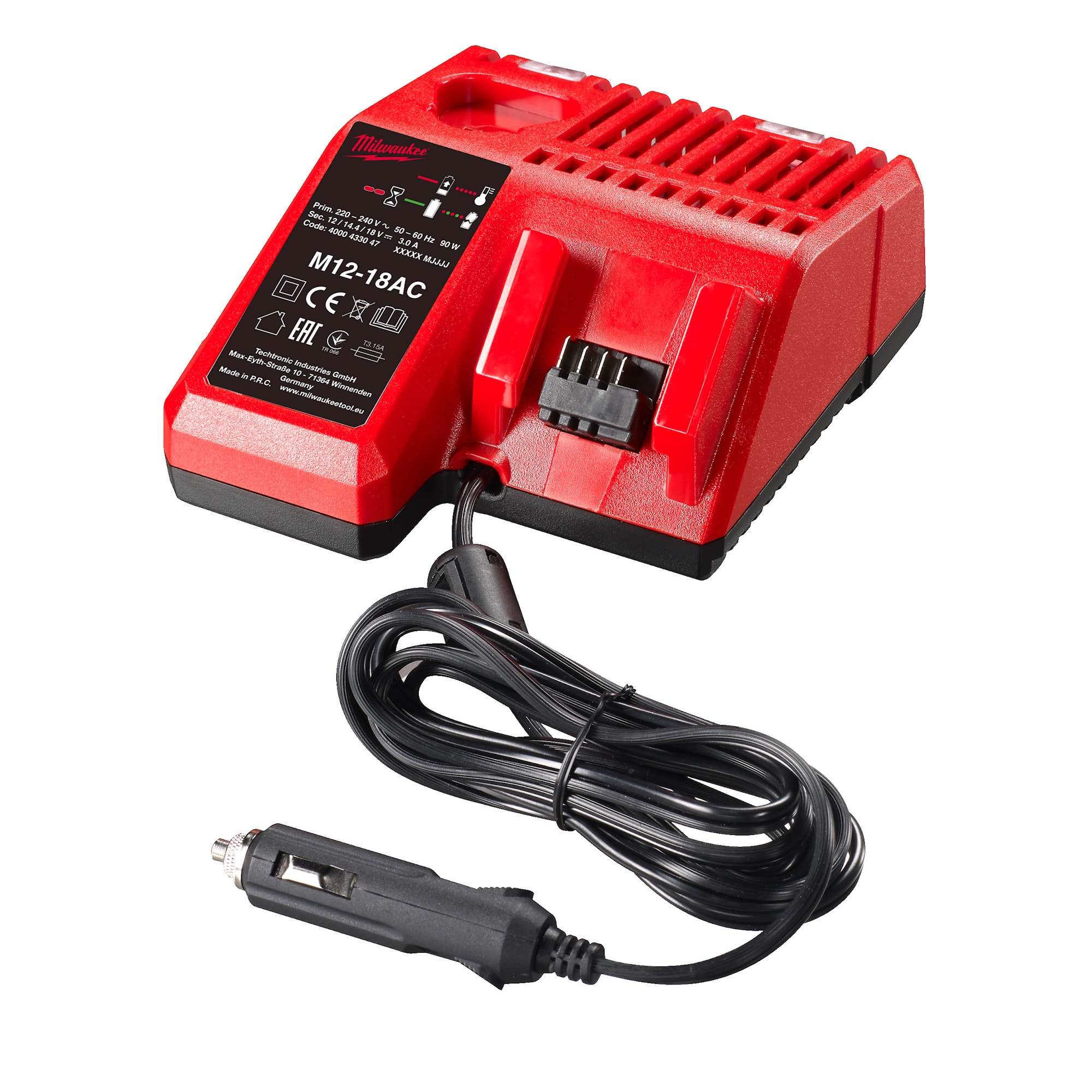Milwaukee M12-18 AC Billaddar M12-18 Ac