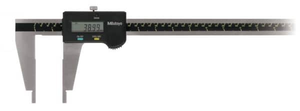 Mitutoyo skyvelære 550-203-10 med avrundede måleflater 0-450 mm, 0,01 mm, datautgang