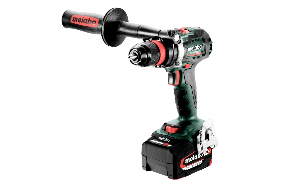 Metabo Skruvdragare BS 18 LTX BL Q I med 2x5,2Ah batterier & laddare