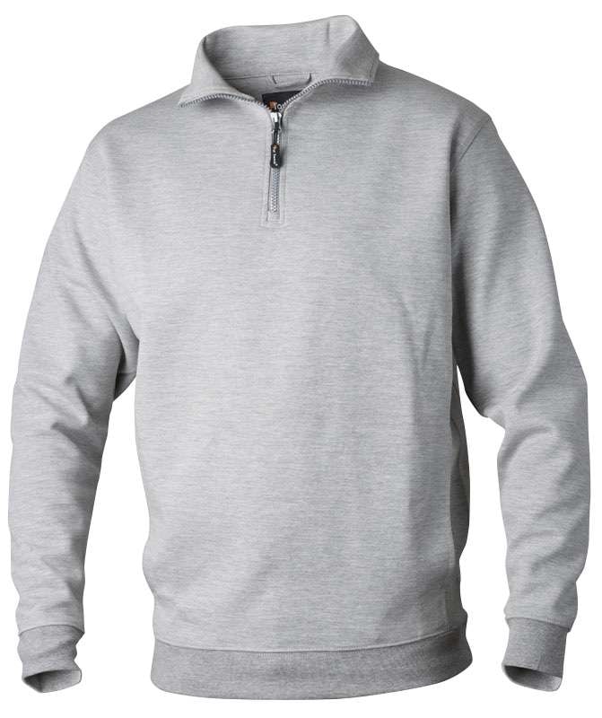 Top Swede Sweatshirt Zip 0102 Ash melerad S