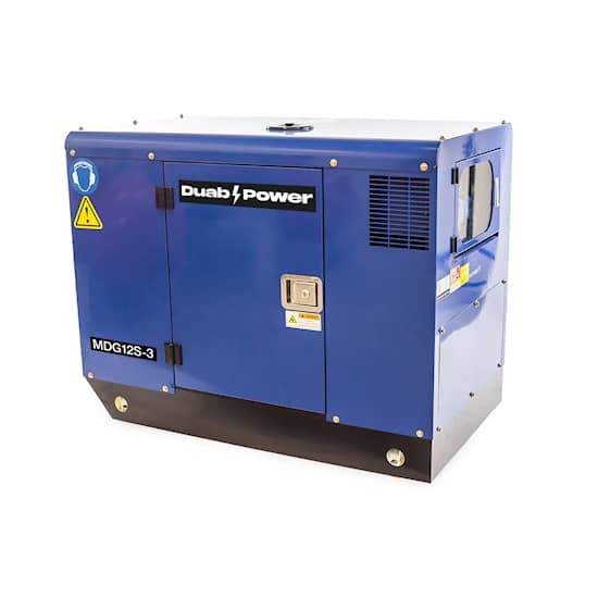 Duab-Power Elverk MDG12S-3 3-fas diesel tystgående