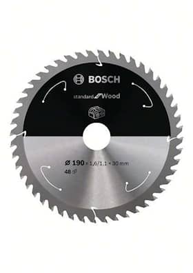 Bosch Sågklinga Standard for Wood 190×1,6/1,1×30mm 48T
