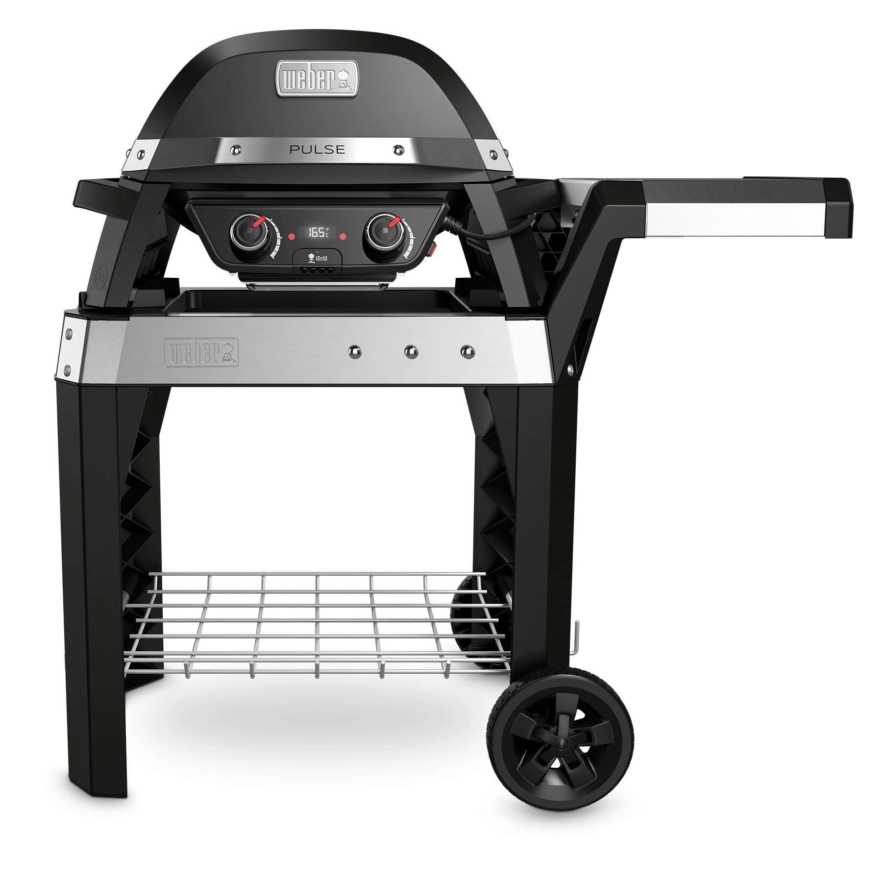 Weber Elgrill Pulse 2000 med vagn, svart -