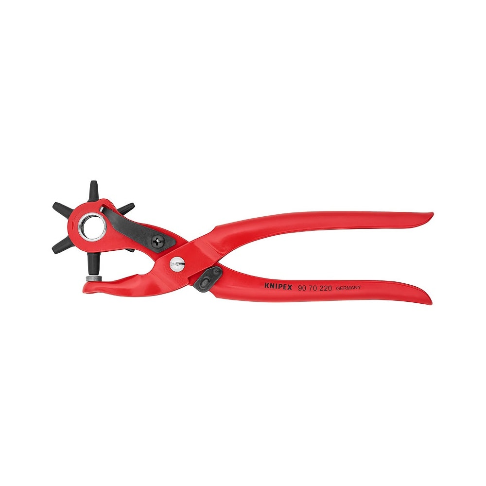 Knipex revolverhultang, rødt pulvercoated 220 mm