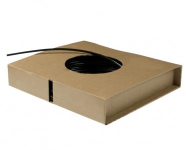 Metallarbeid Pneumatisk instrumentslange PA i kartong Svart 6x8mm 25m