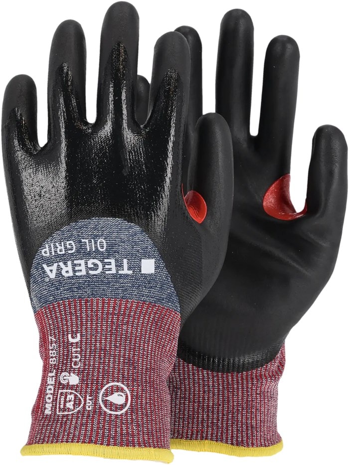 Tegera Skärskyddshandske 8857 OIL GRIP