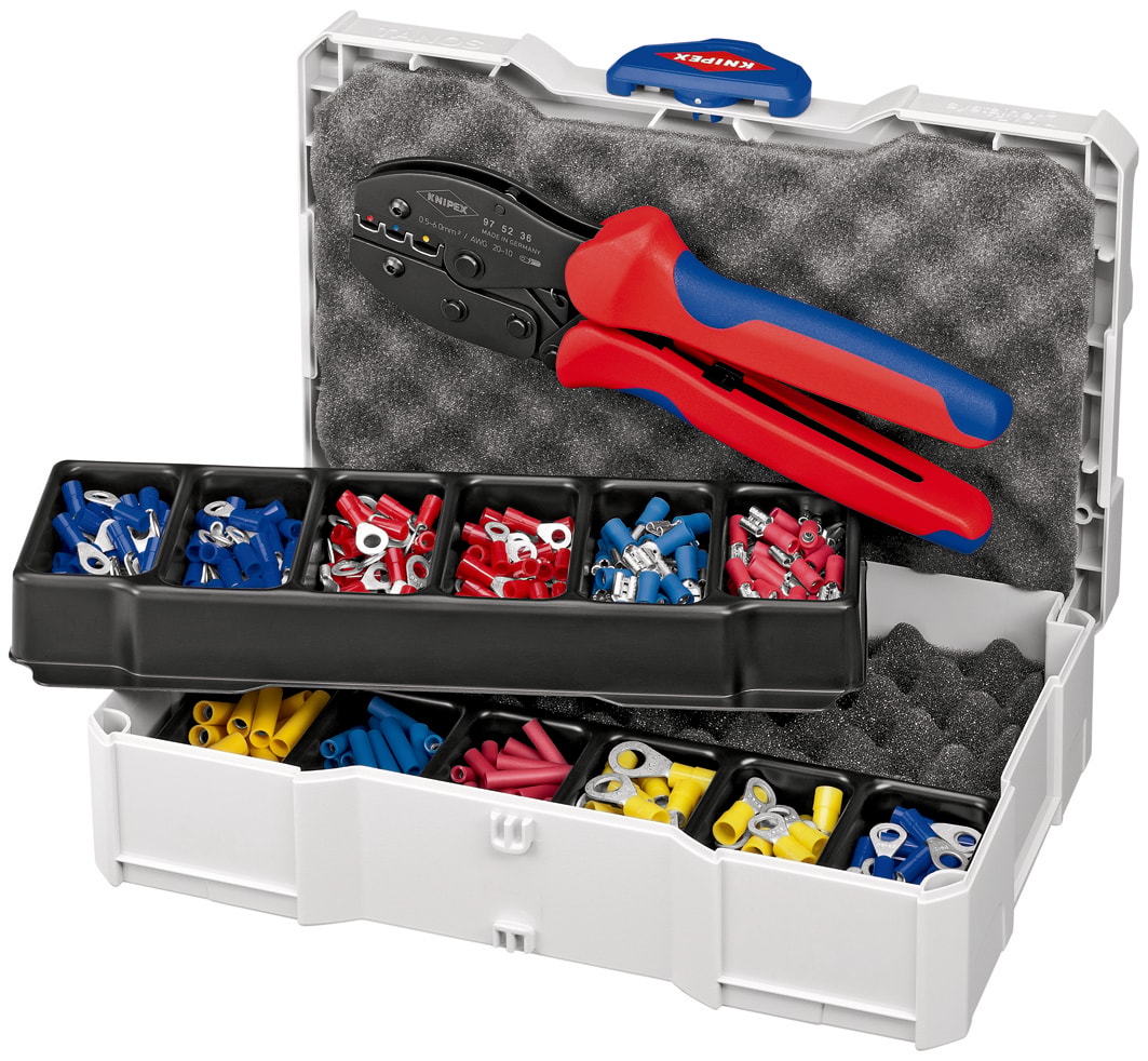 Knipex Kabelskosats 979021 med verktyg 286 delar