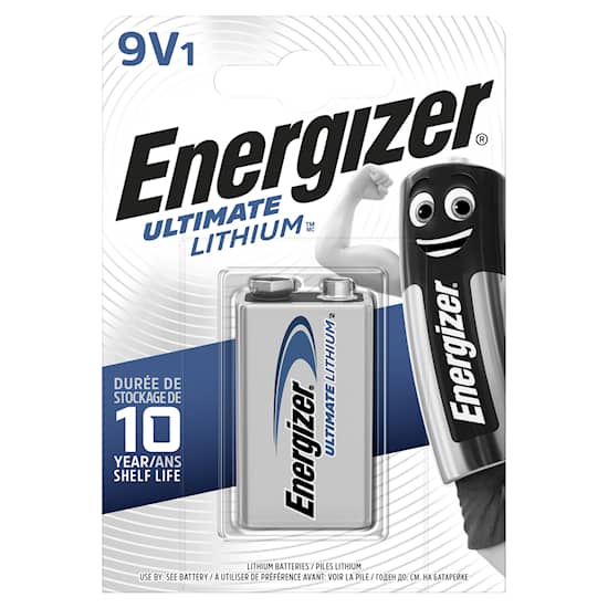 Energizer-batteri Ultimate Lithium 9V 1P
