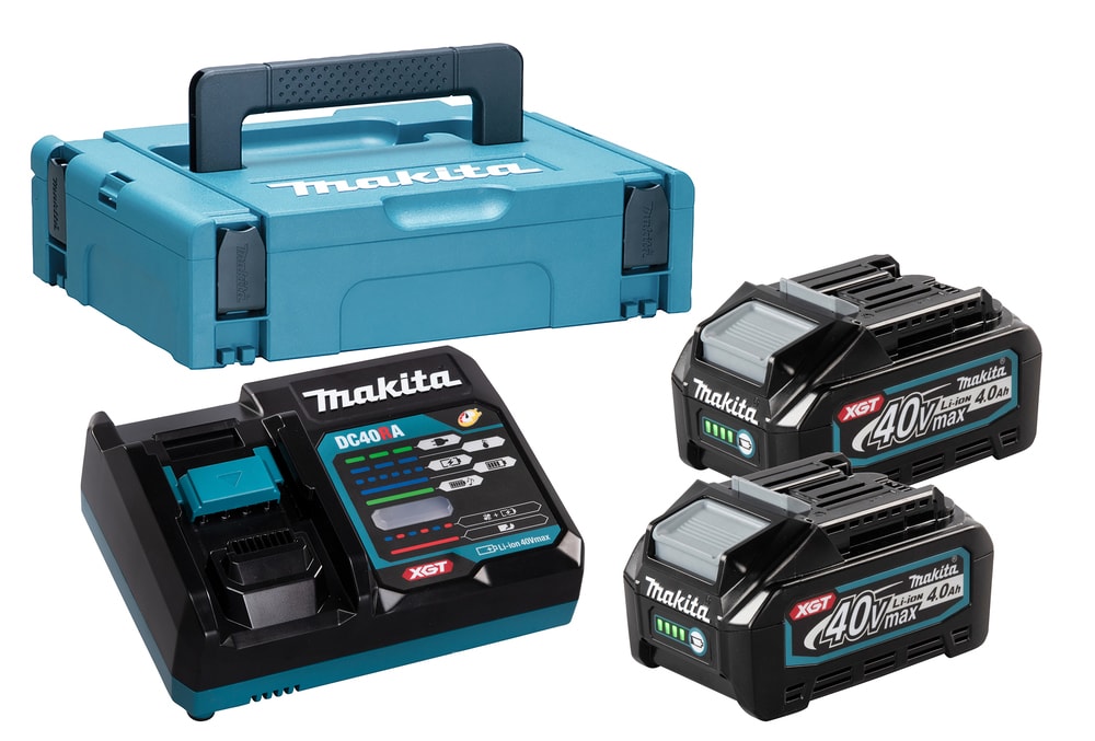 Makita Powerpack XGT 2XBL4040 DC40RA MAKPAC 1