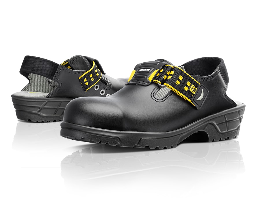 Arbesko 187 Svart/Gul Skyddstoffel