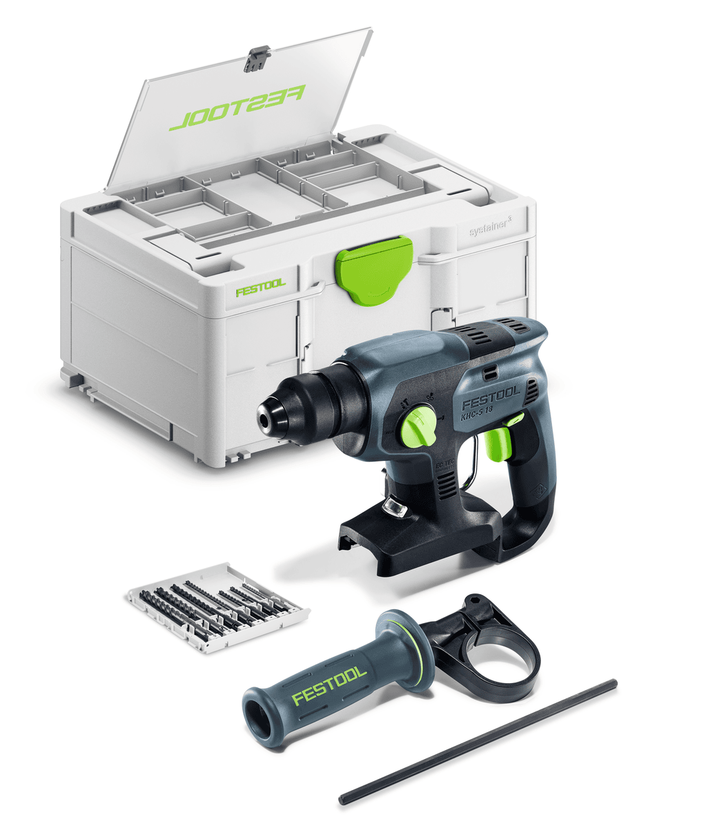 Festool Kombihammare KHC-S 18-Basic-Set utan Batteri & Laddare